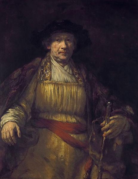 REMBRANDT Harmenszoon van Rijn Selbstportrat oil painting picture